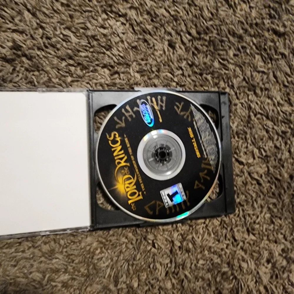 Lord Of The Rings Fellowship‎ of the Rings Official Game PC Black Label 2002 ⭐️